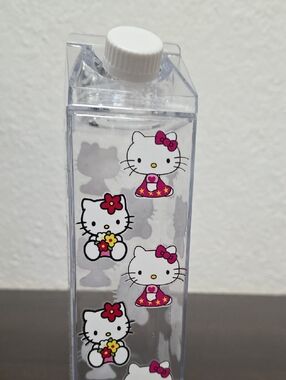 Hello Kitty Clear Plastic Bottle